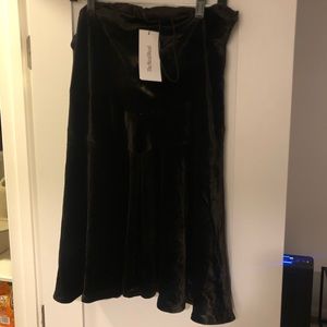 Ralph lauren velvet skirt